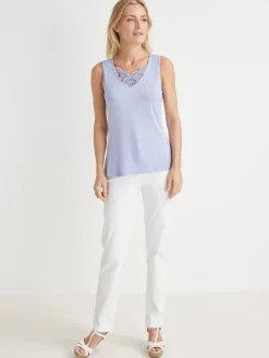 Femme Daxon Lot de 2 caracos avec dentelle