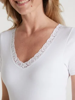 Daxon Lot de 2 chemises chaudes manches courte