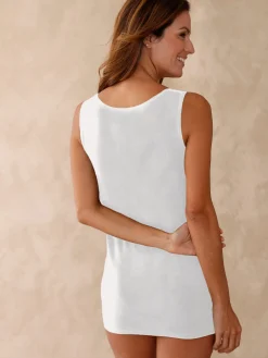 Daxon Lot de 2 chemises de corps sans manches