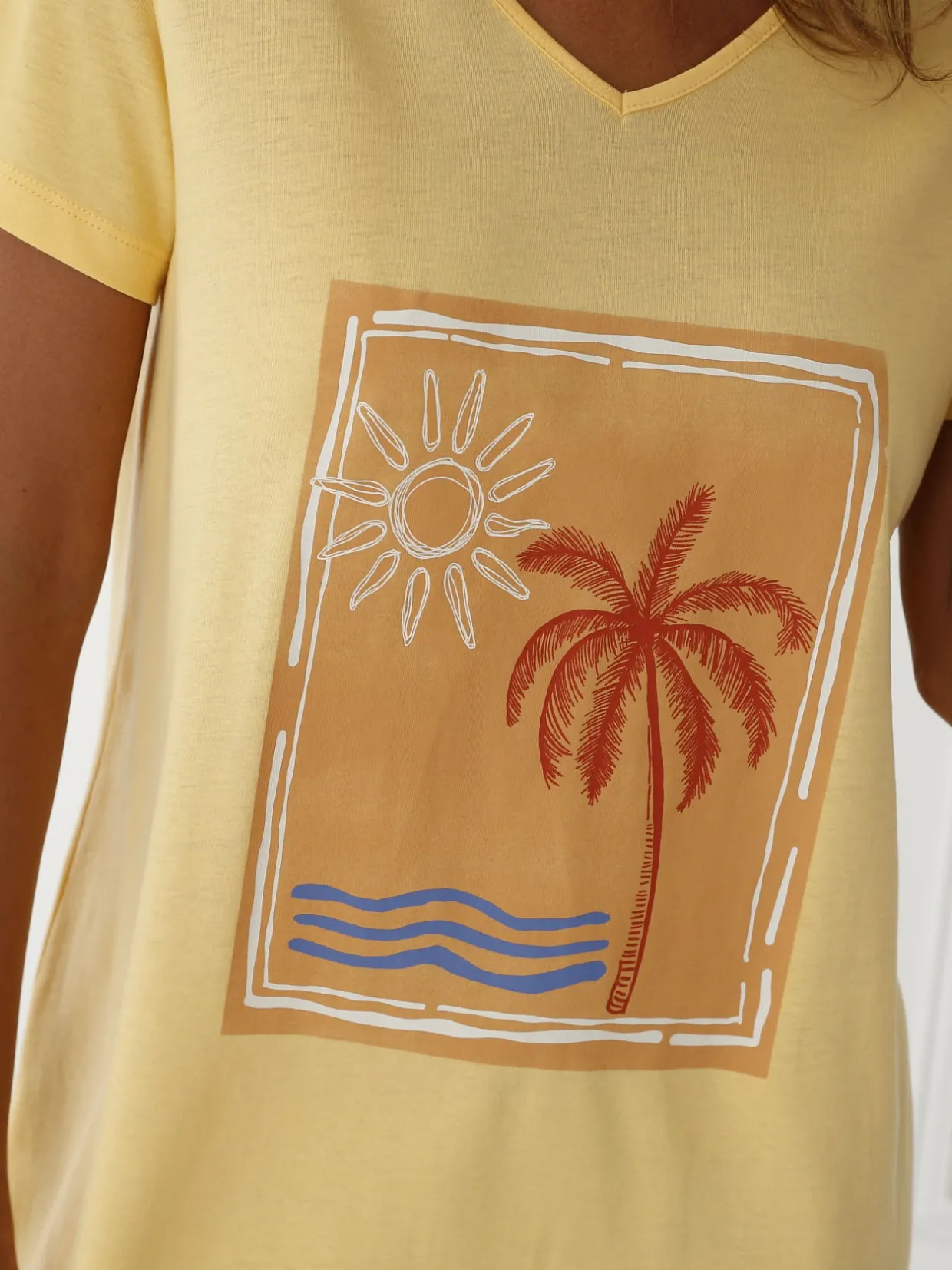 Daxon Lot de 3 chemises de nuit coton court