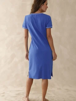 Daxon Lot de 2 chemises de nuit courtes