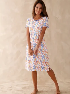 Daxon Lot de 2 chemises de nuit courtes