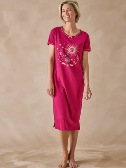 Daxon Lot de 2 chemises de nuit longues