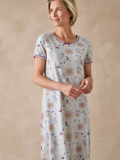 Daxon Lot de 2 chemises de nuit longues