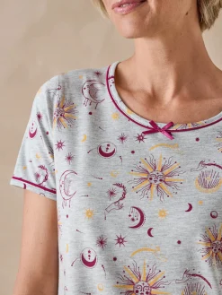 Daxon Lot de 2 chemises de nuit longues