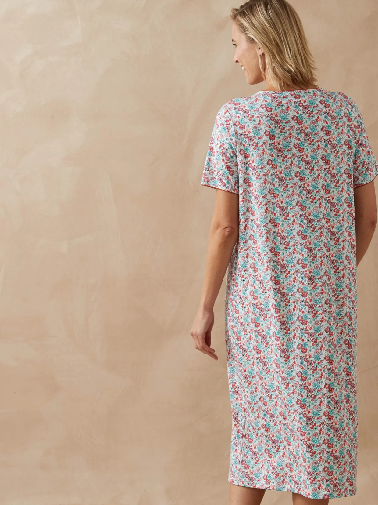 Daxon Lot de 2 chemises de nuit longues