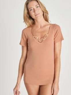 Daxon Lot de 2 chemises manches courtes + 1