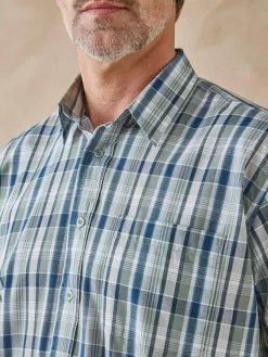 Homme Daxon Lot de 2 chemisettes en polycoton