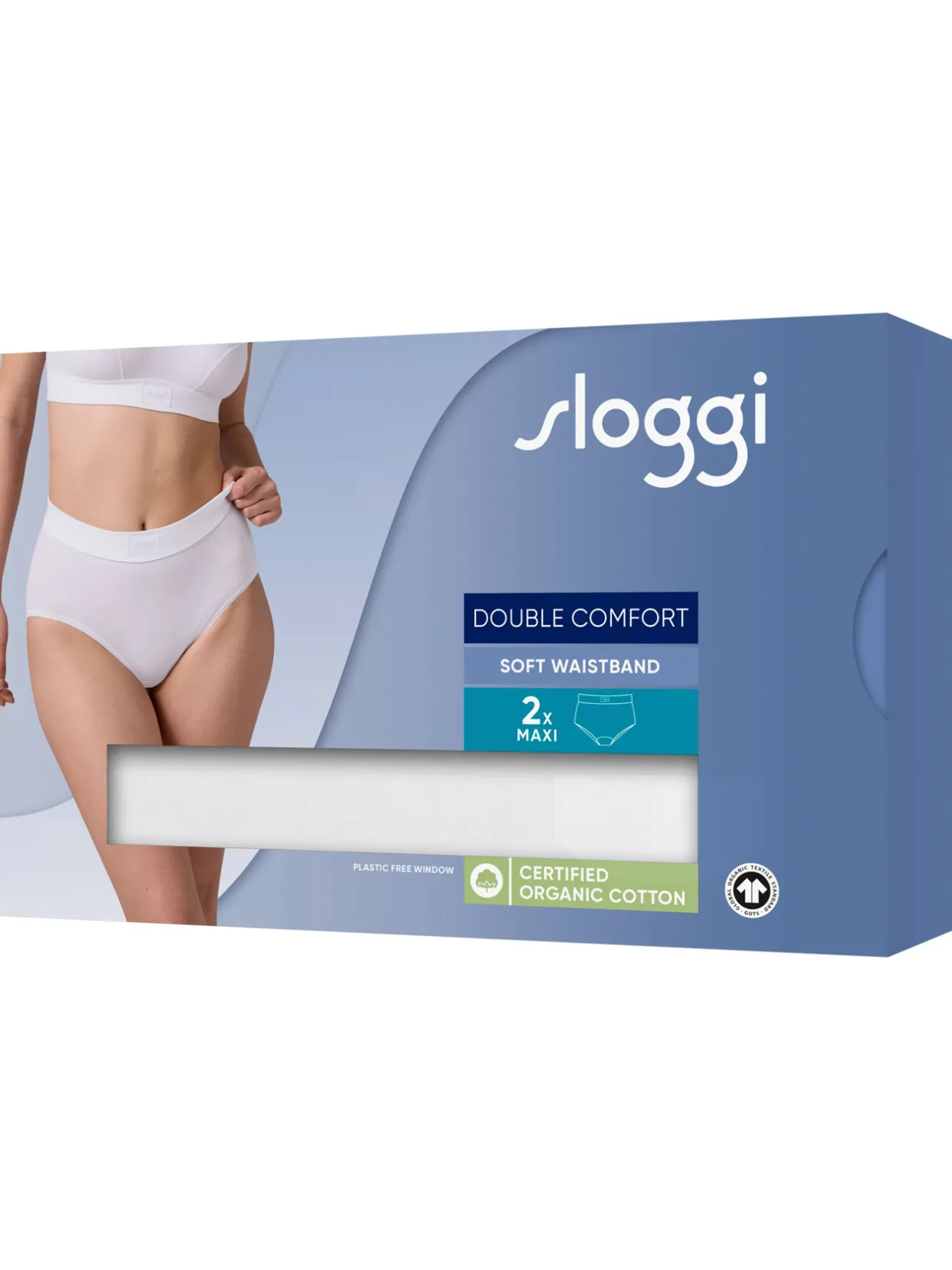 Sloggi Lot de 2 culottes Double Comfort