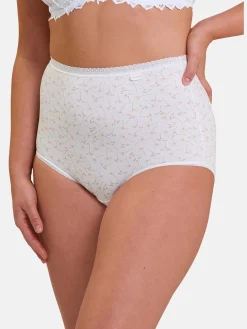 Sans Complexe Lot de 2 culottes hautes Classique Coton