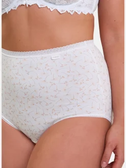 Sans Complexe Lot de 2 culottes hautes Classique Coton