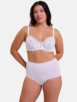 Sans Complexe Lot de 2 culottes hautes Classique Coton