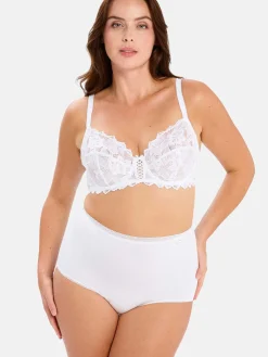 Sans Complexe Lot de 2 culottes hautes Classique Coton