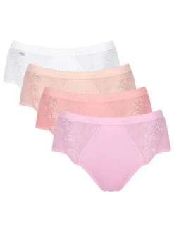 Sloggi Lot de 3 culottes maxi Chic + 1 gratuite