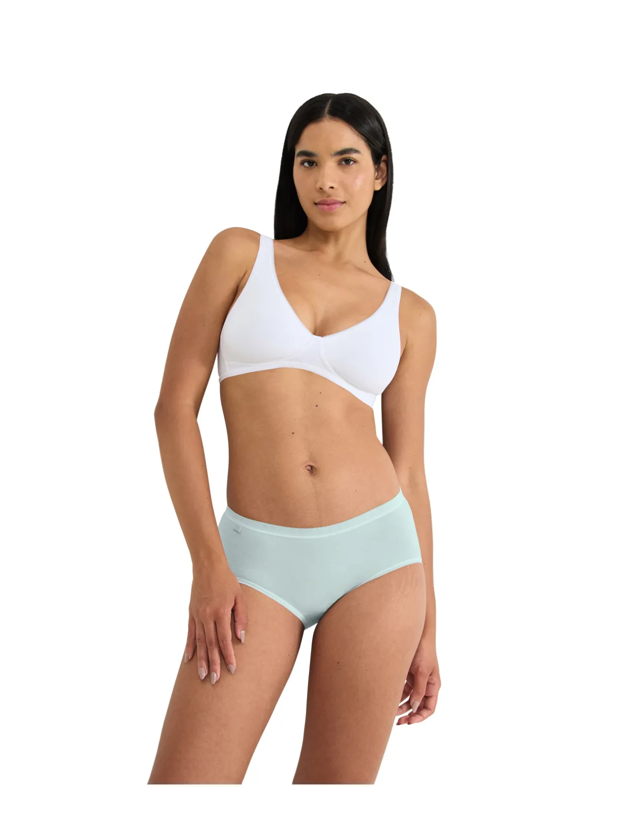 Sloggi Lot de 3 culottes midi + 1 gratuite