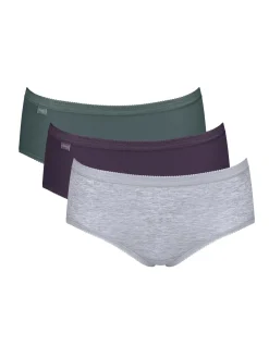 Sloggi Lot de 3 culottes midi Basic
