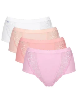 Sloggi Lot de 3 culottes midi Chic + 1 gratuite