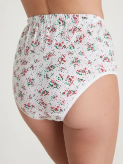 Daxon Lot de 4 culottes montantes fantaisie