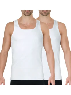Homme Athéna Lot de 2 débardeurs homme Coton Bio