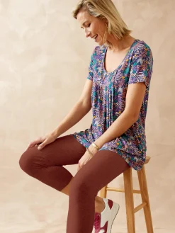 Femme Daxon Lot de 2 leggings courts