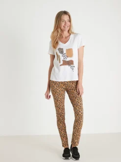 Femme Daxon Lot de 2 leggings en jersey