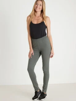 Femme Daxon Lot de 2 leggings en jersey