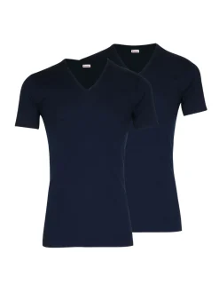 Homme Eminence Lot de 2 maillots col V manches courtes