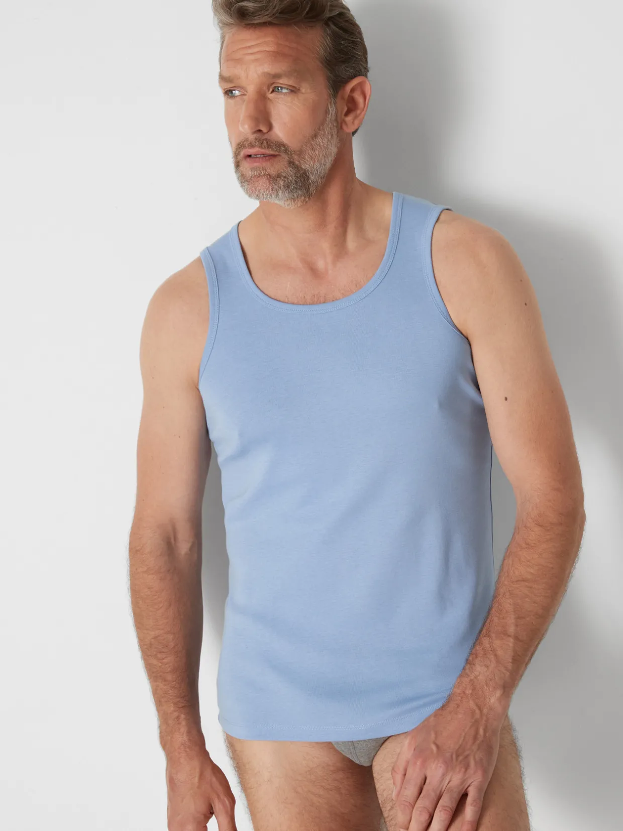 Homme Daxon Lot de 3 maillots de corps débardeur