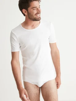 Homme Daxon Lot de 3 maillots de corps col rond