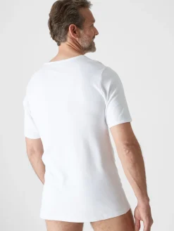 Homme Daxon Lot de 2 maillots de corps chauds col V