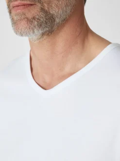 Homme Daxon Lot de 2 maillots de corps chauds col V