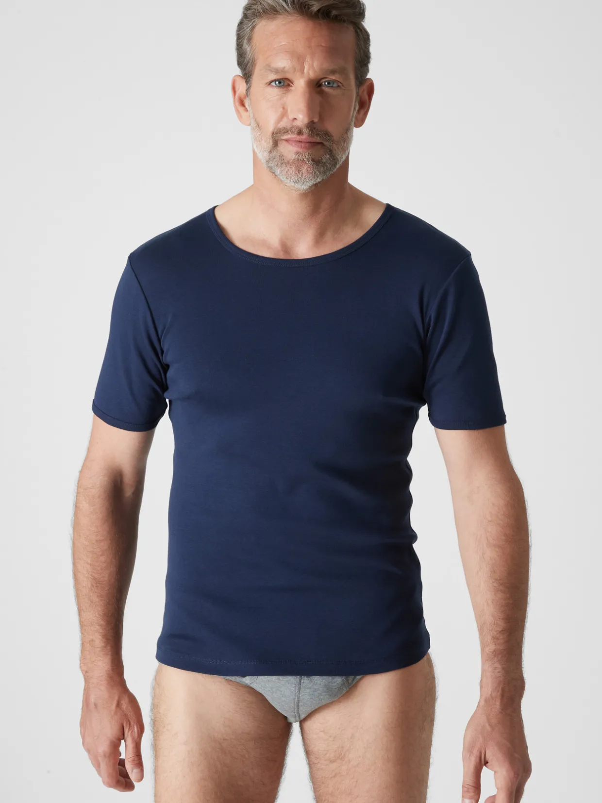 Homme Daxon Lot de 3 maillots de corps col rond