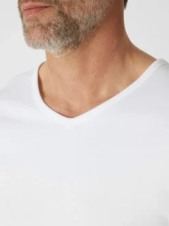 Homme Daxon Lot de 2 maillots de corps chauds col V