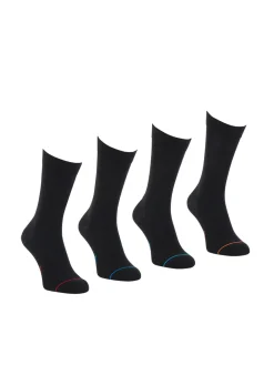 Homme Athéna Lot de 4 paires de chaussettes hautes