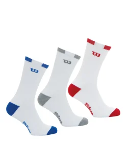 Homme Wilson Lot de 3 paires de chaussettes Crew