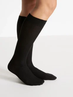 Daxon Lot de 2 paires de mi-bas 79% coton