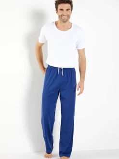 Homme Daxon Lot de 2 pantalons de pyjama bas droits