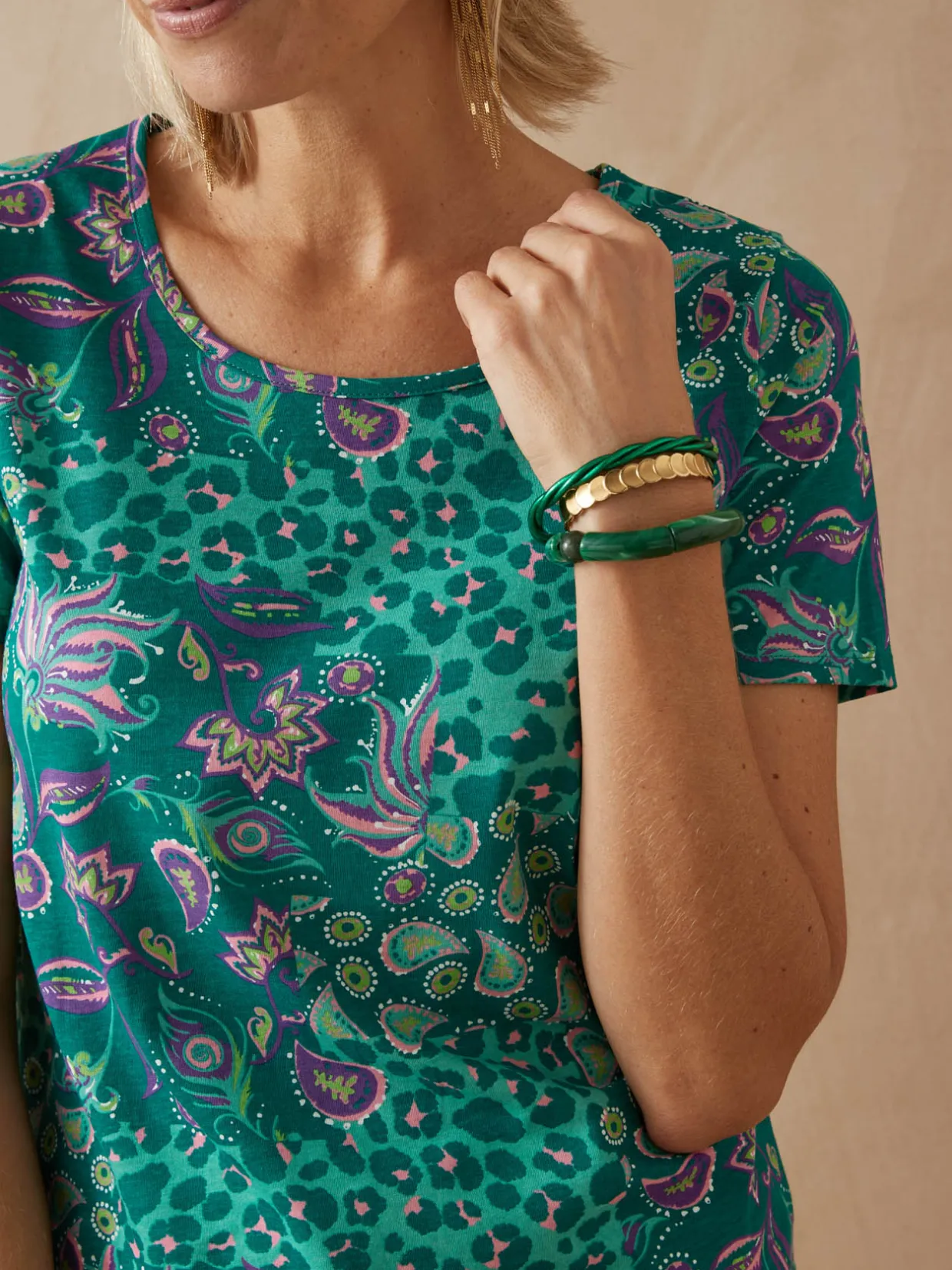 Femme Daxon Lot de 2 shirts manches courtes