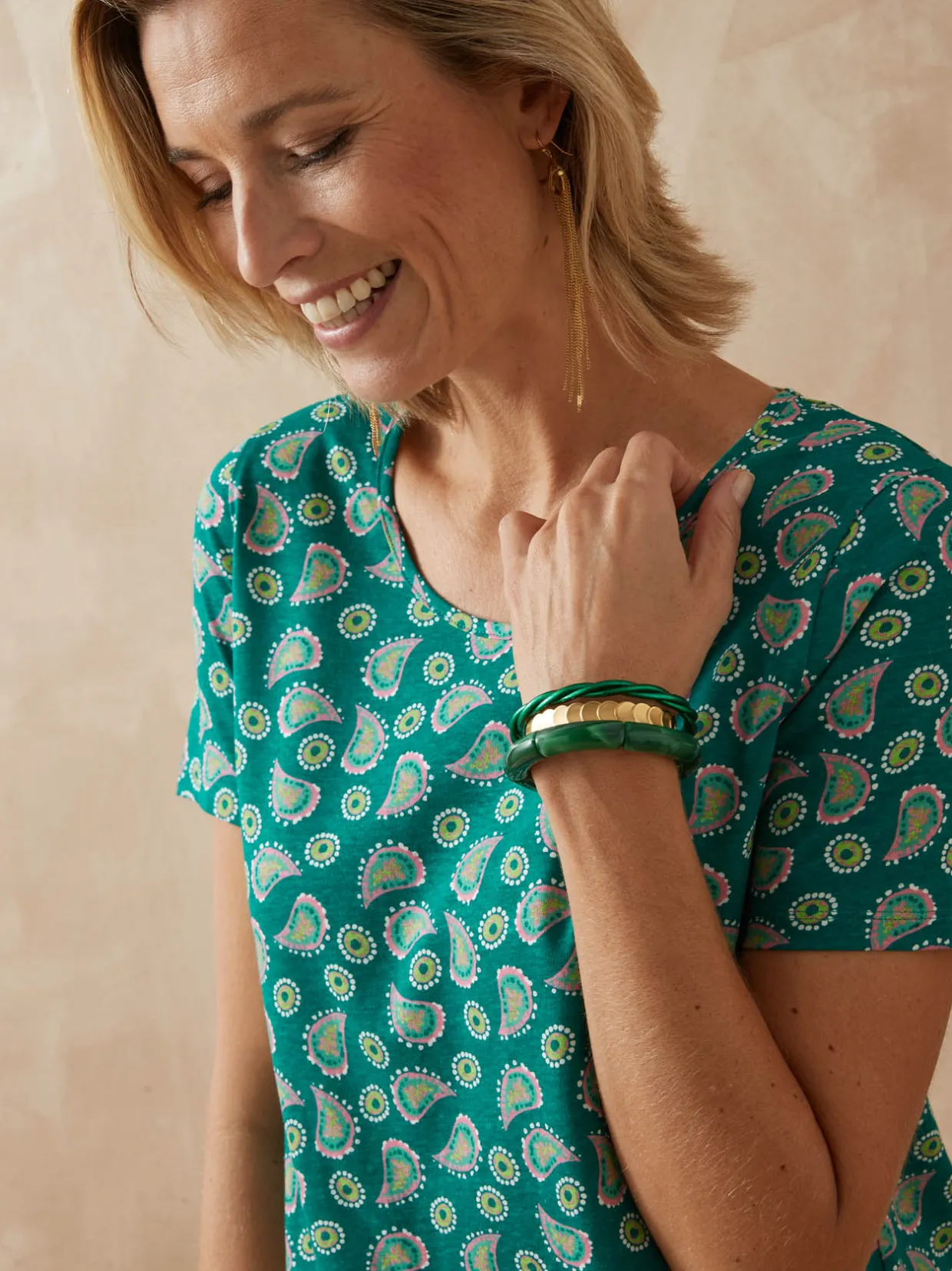 Femme Daxon Lot de 2 shirts manches courtes