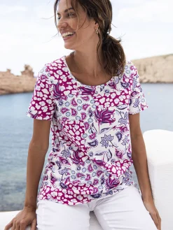 Femme Daxon Lot de 2 shirts manches courtes