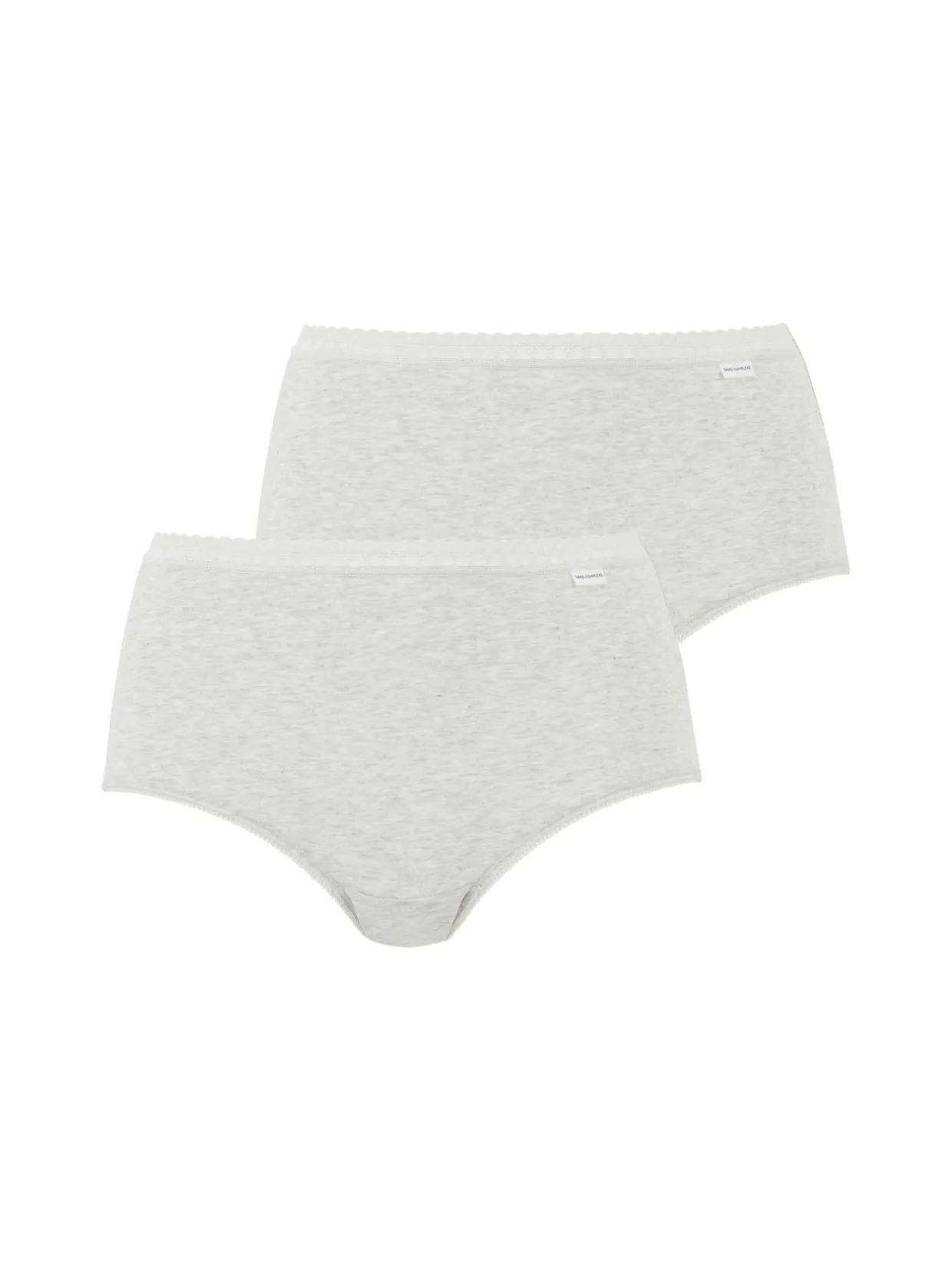 Sans Complexe Lot de 2 slips Classique Coton Bio