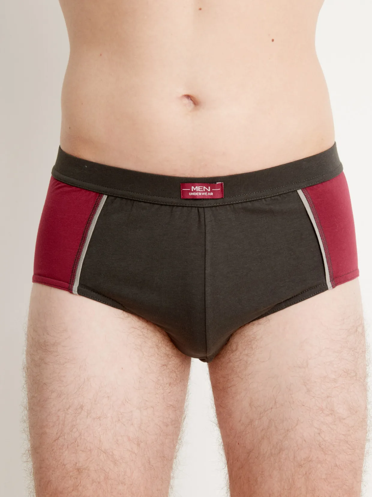 Homme Daxon Lot de 4 slips fermés taille haute