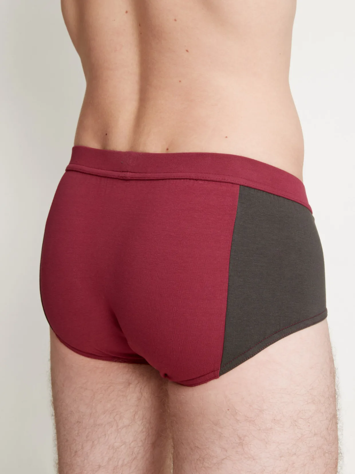 Homme Daxon Lot de 4 slips fermés taille haute