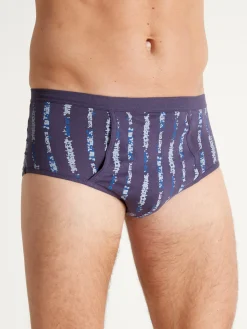 Homme Daxon Lot de 4 slips hauts ouverts pur coton