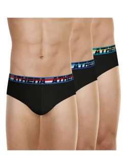 Homme Athéna Lot de 3 slips homme 720 Stretch Coton