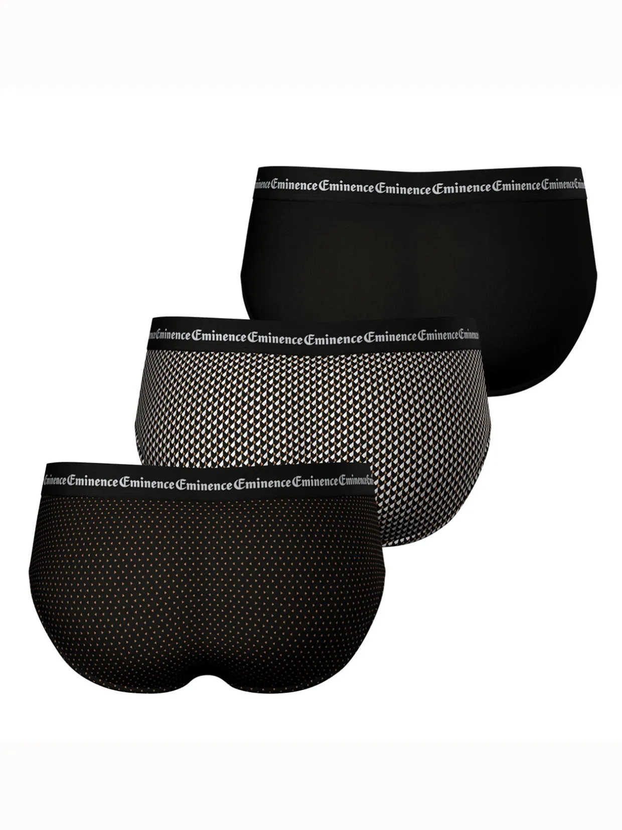 Homme Eminence Lot de 3 slips homme Business Print
