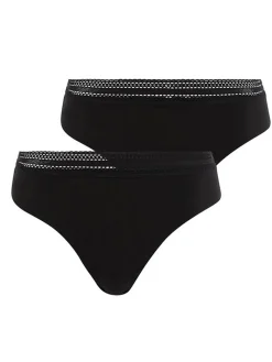 Sans Complexe Lot de 2 slips Invisible Coton