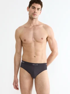 Homme Sloggi Lot de 2 slips midi fermés