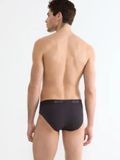 Homme Sloggi Lot de 2 slips midi fermés