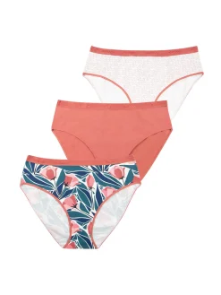 Athéna Lot de 3 slips Mode Ecopack